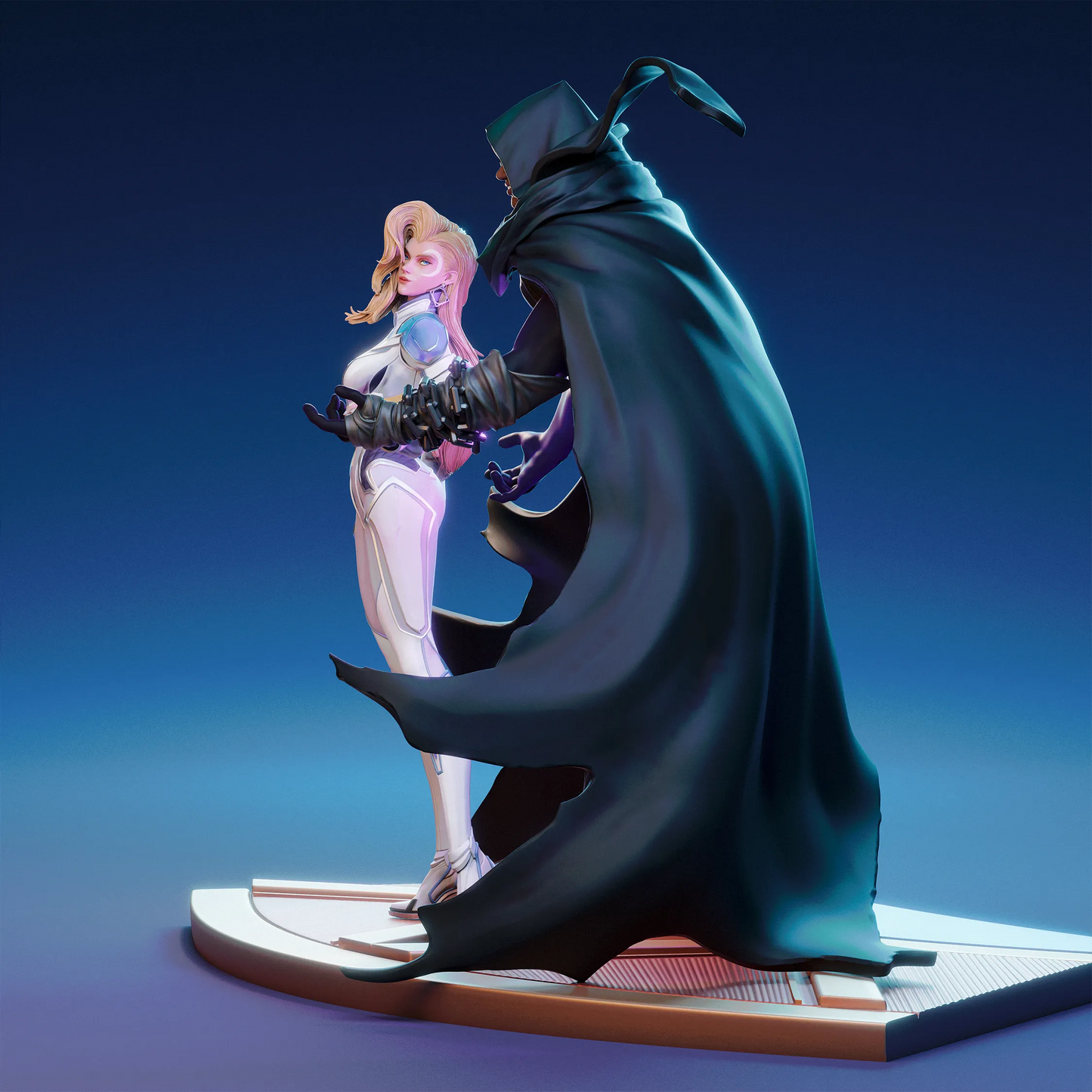 1:12 Light and Dark | Resin Garage Kit Figure Comic Game Fan Art | CA 3D Studios