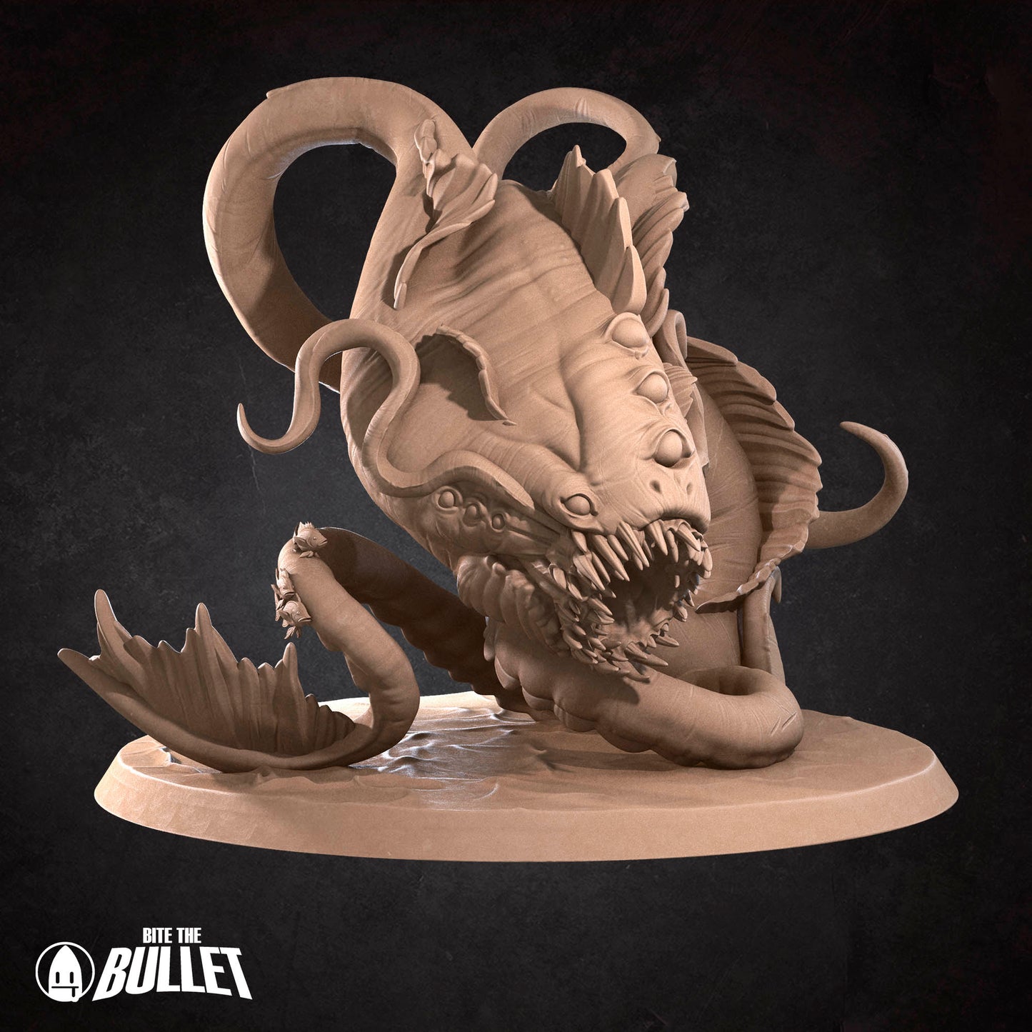 Tattles Told 3D Aboleth D&D TTRPG miniature with detailed aquatic creature design for tabletop gaming.