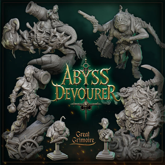 Abyss Devourer | Tabletop Gaming Miniatures Collection | Great Grimoire