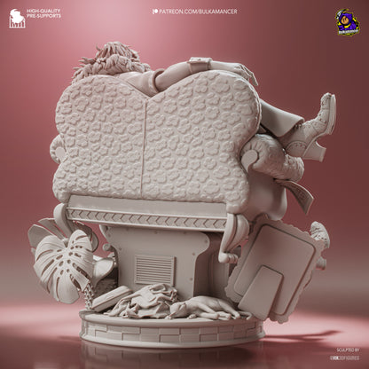 Ingeniero de escuadrón aerotransportado | Figura de kit de resina para garaje | Bulkamancer Sculpts