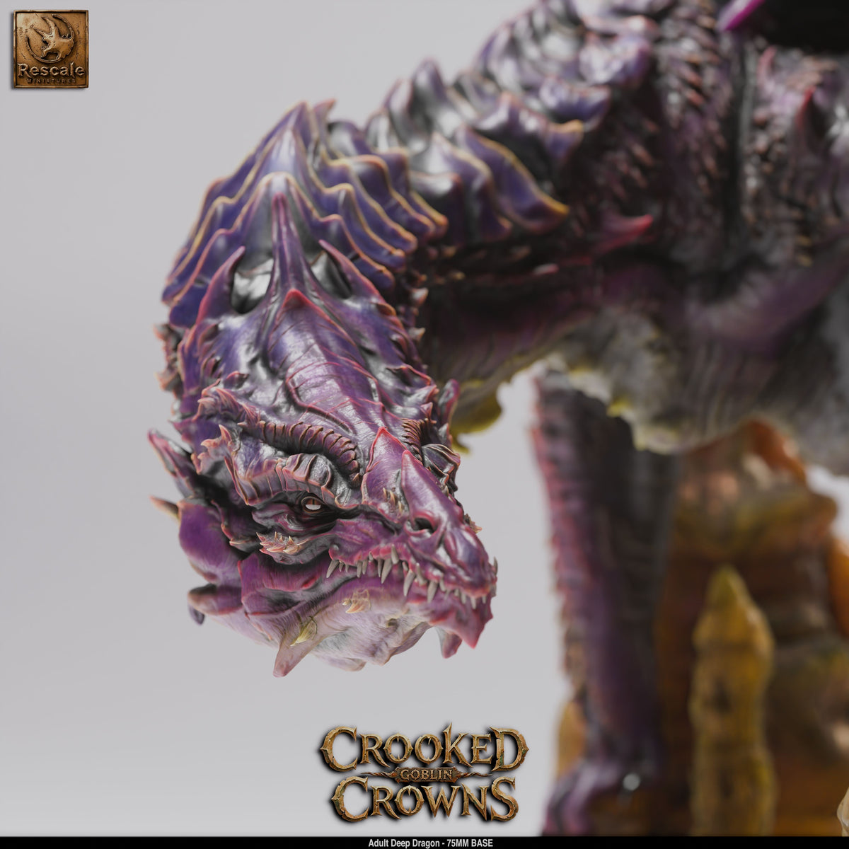 Adult Deep Dragon | D&D TTRPG Mini | Rescale Miniatures