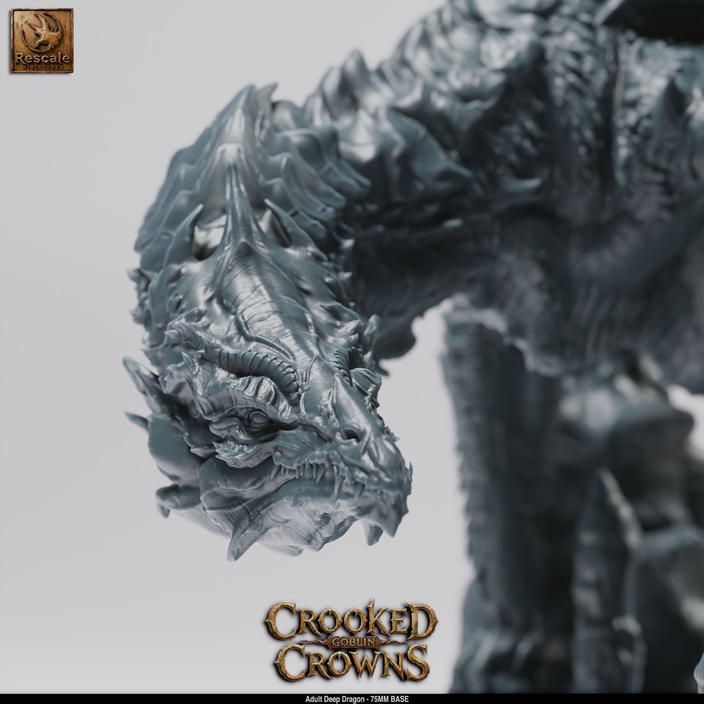 Adult Deep Dragon | D&D TTRPG Mini | Rescale Miniatures