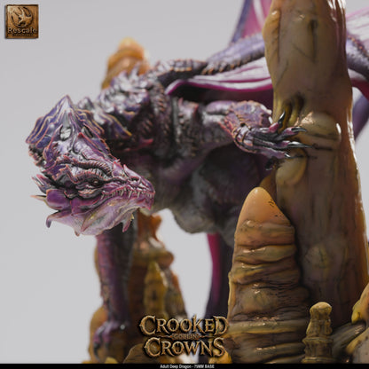 Adult Deep Dragon | D&D TTRPG Mini | Rescale Miniatures