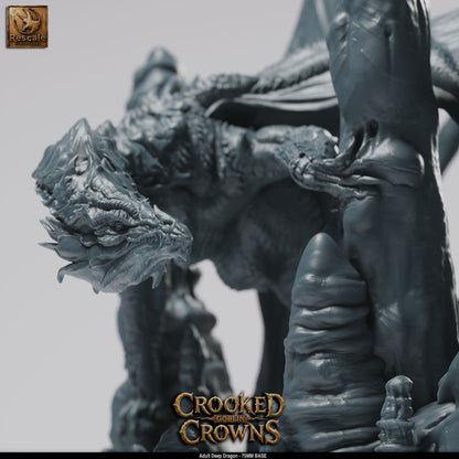 Adult Deep Dragon | D&D TTRPG Mini | Rescale Miniatures