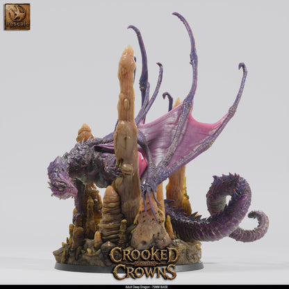 Adult Deep Dragon | D&D TTRPG Mini | Rescale Miniatures