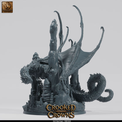 Adult Deep Dragon | D&D TTRPG Mini | Rescale Miniatures