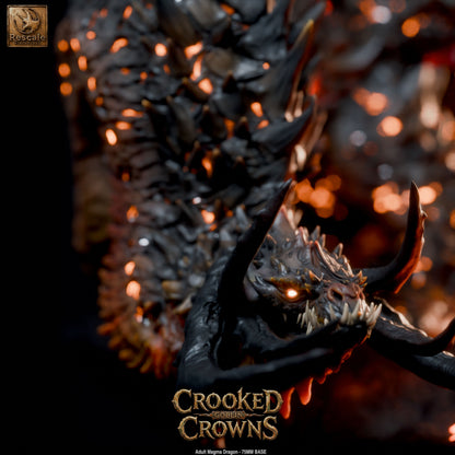 Magma Dragon | D&D TTRPG Mini | Rescale Miniatures