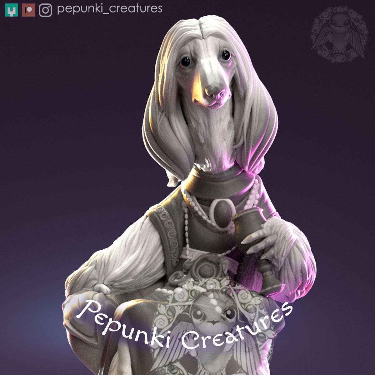 Afghan Hound | Pepunki Creatures