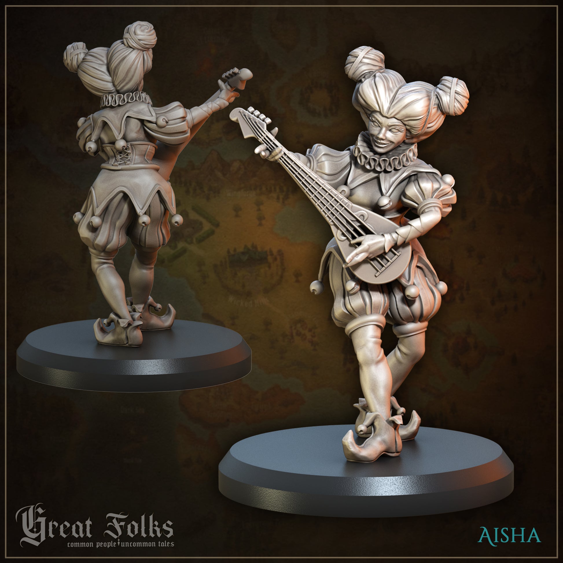 Great Folks, Part 2 | NPCs, Villagers, Nobles, Tavern, Criminals | Tabletop Gaming Miniatures Collection | Great Grimoire