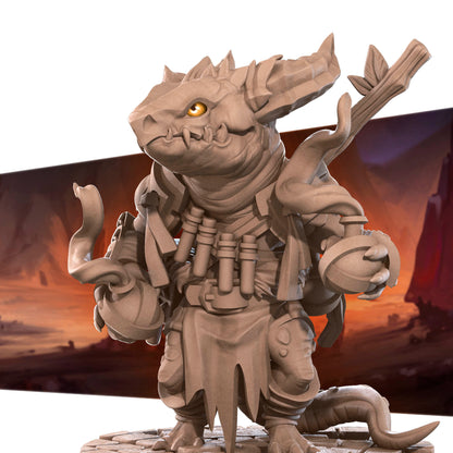 Kobold Alchemist | D&D TTRPG Miniature | Bite the Bullet