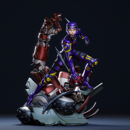 1:12 Motorball Angel | Resin Garage Kit Figure Anime Manga Fan Art | CA 3D Studios