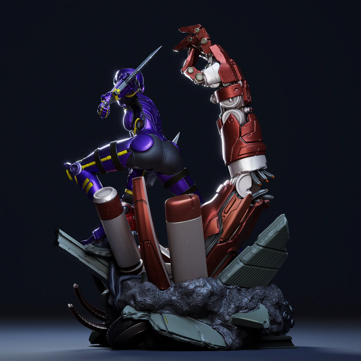 1:12 Motorball Angel | Resin Garage Kit Figure Anime Manga Fan Art | CA 3D Studios