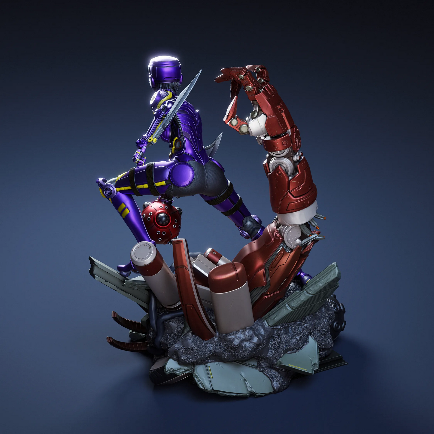 1:12 Motorball Angel | Resin Garage Kit Figure Anime Manga Fan Art | CA 3D Studios