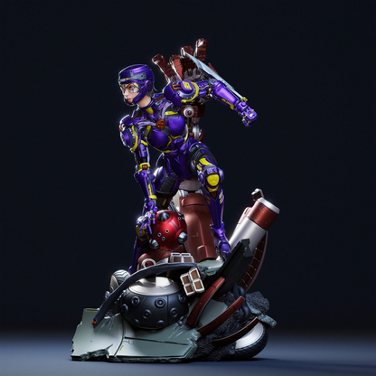 1:12 Motorball Angel | Resin Garage Kit Figure Anime Manga Fan Art | CA 3D Studios