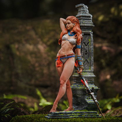 1:12 Flame-Haired Huntress | Resin Garage Kit Figure Game Fan Art | CA 3D Studios