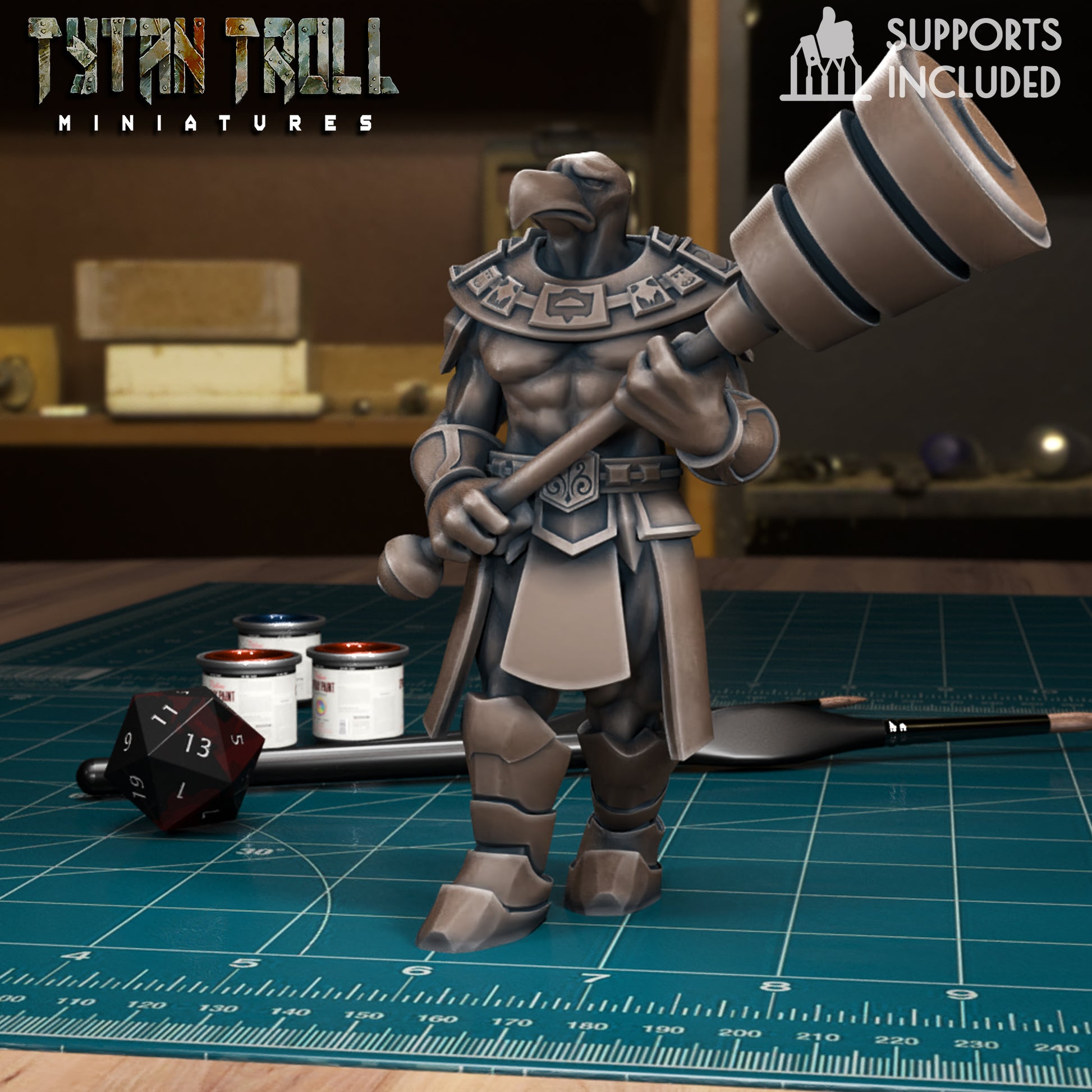 CoS Amber Golems | D&D TTRPG Mini | TytanTroll Miniatures