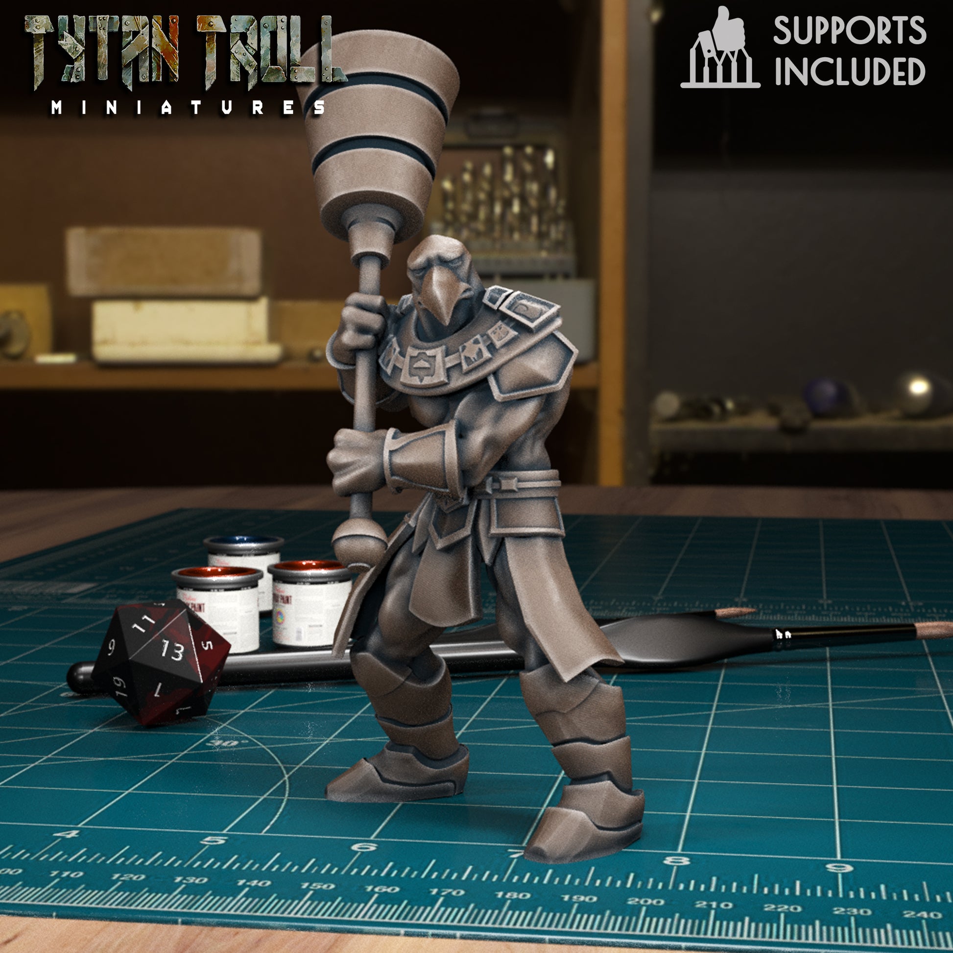 CoS Amber Golems | D&D TTRPG Mini | TytanTroll Miniatures