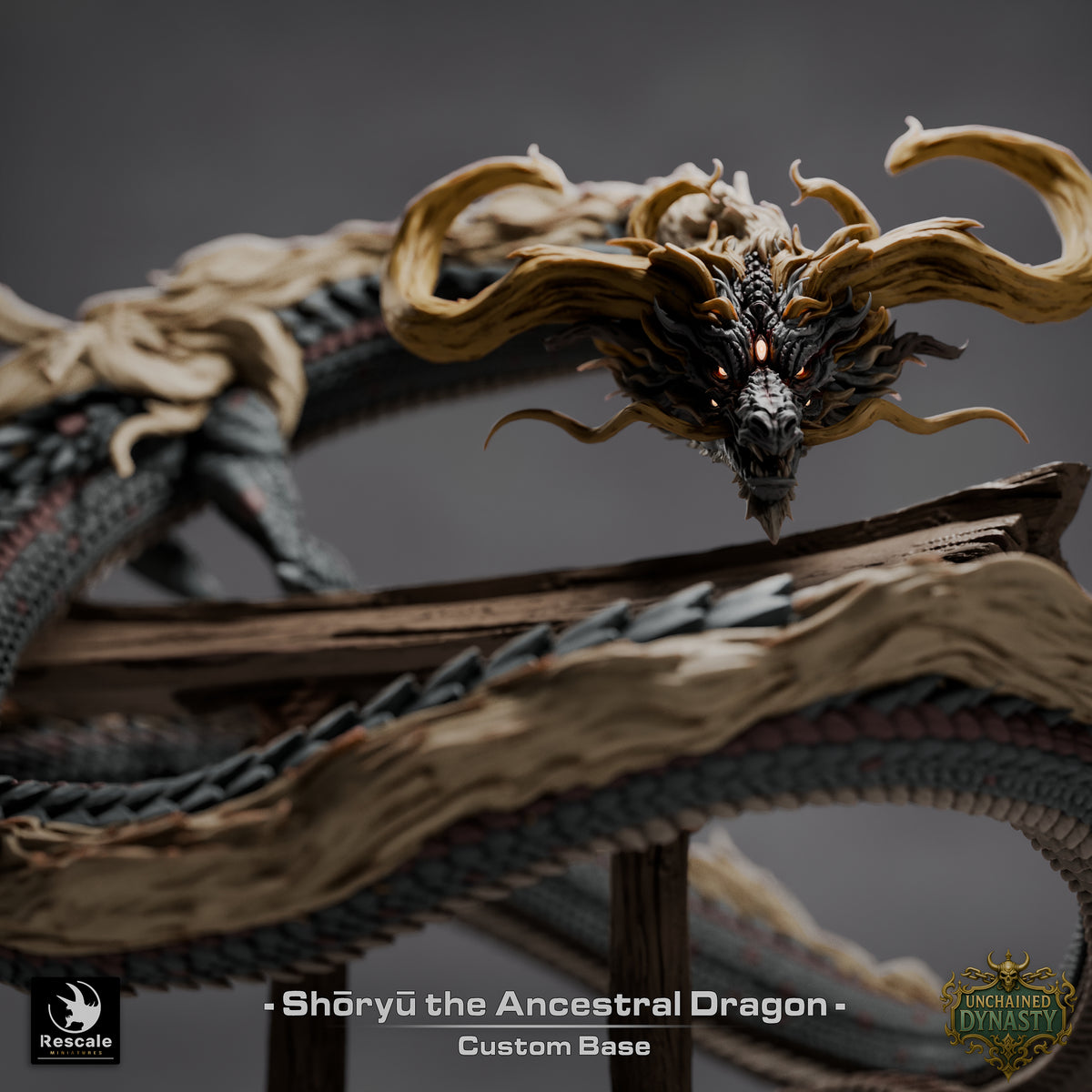 Shoryu Ancestral Dragon | D&D TTRPG Mini | Rescale Miniatures