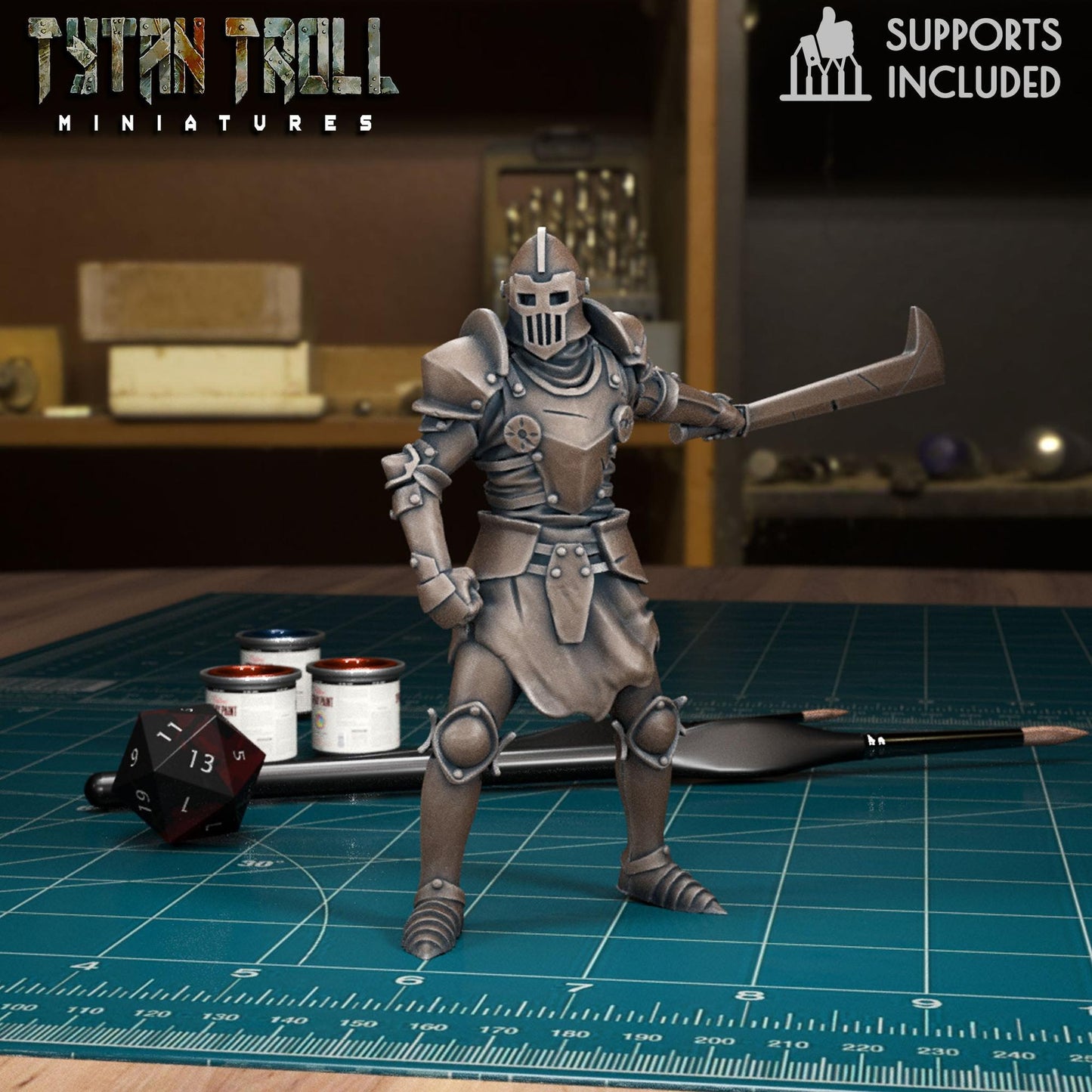 CoS Animated Armour | D&D TTRPG Mini | TytanTroll Miniatures