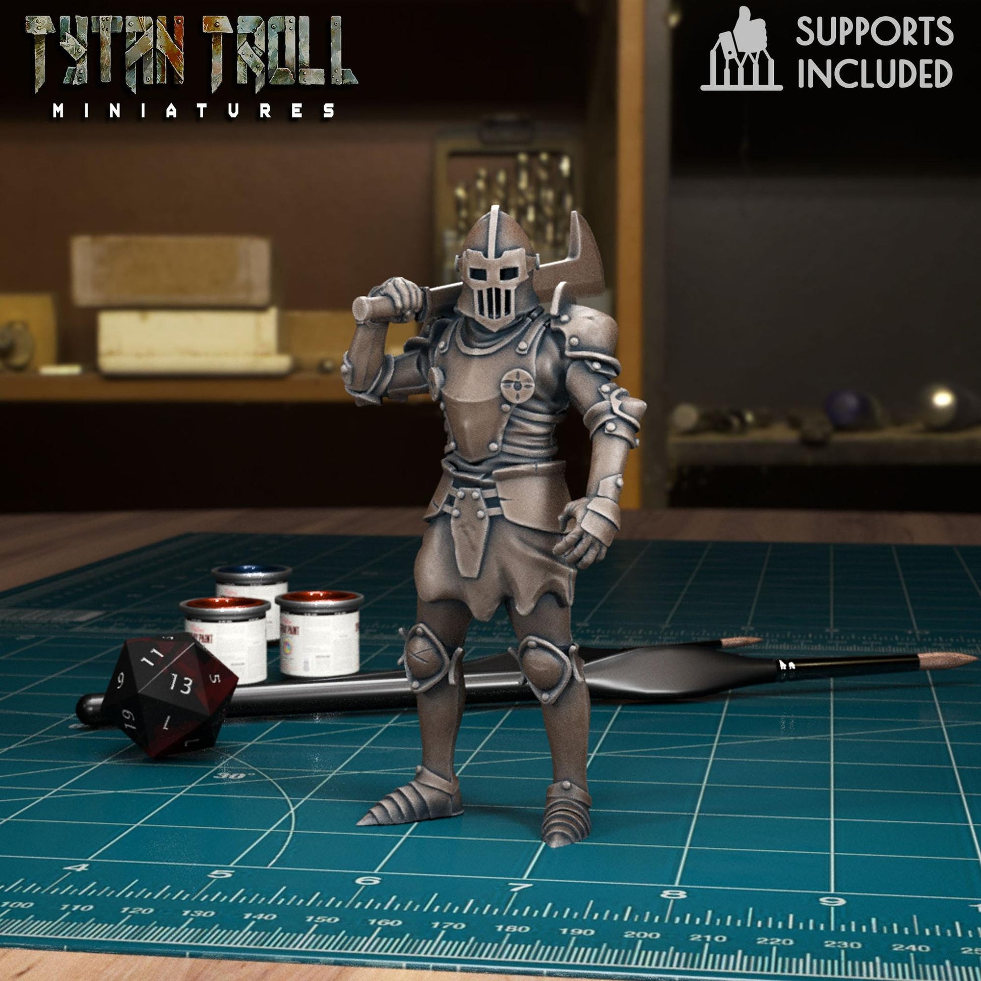 CoS Animated Armour | D&D TTRPG Mini | TytanTroll Miniatures