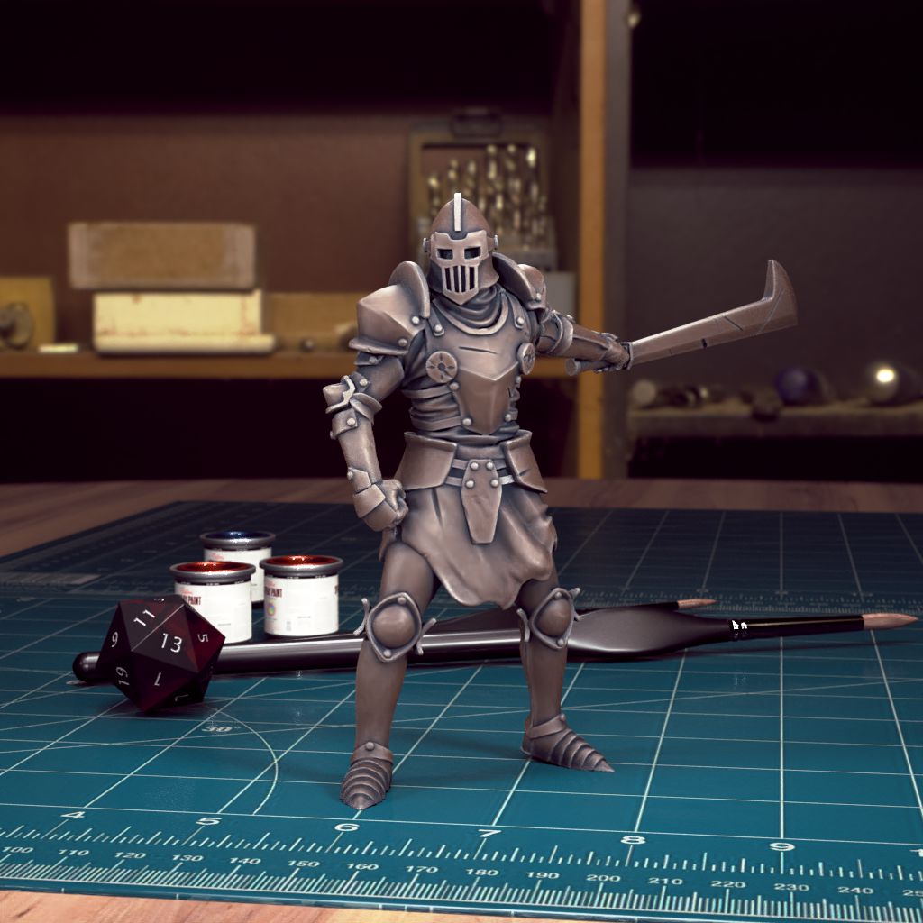 Animated Armor, Curse of Strahd | DnD Monster Miniature | TytanTroll Miniatures - Tattles Told 3D