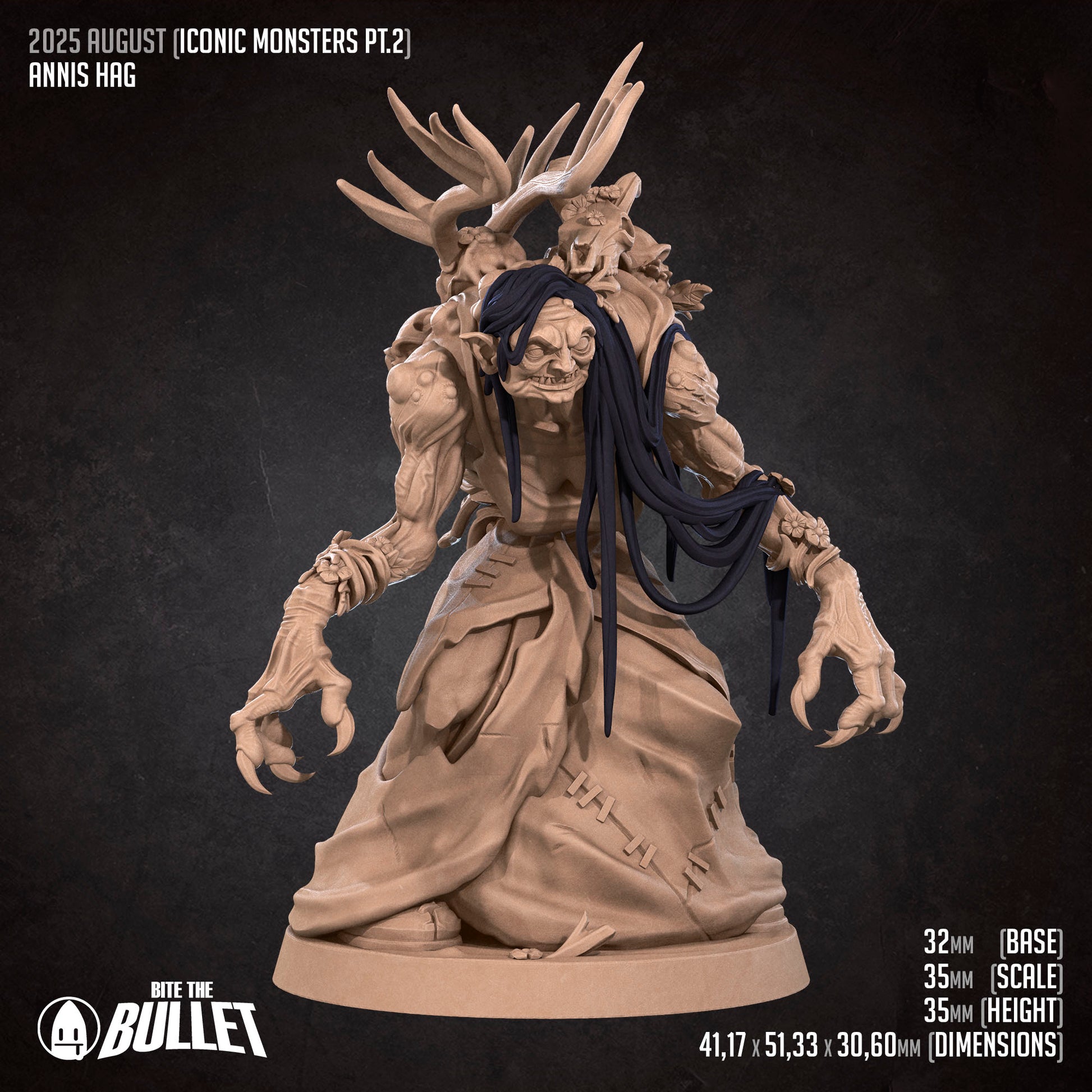 Annis Hag | D&D TTRPG Miniature | Bite the Bullet