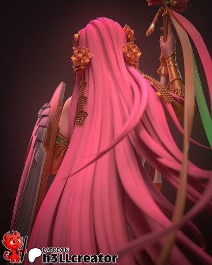 1:12 Aphrodite resin garage kit figure by Tattles Told 3D, showcasing a detailed Greek myth-inspired sculpture with intricate design.