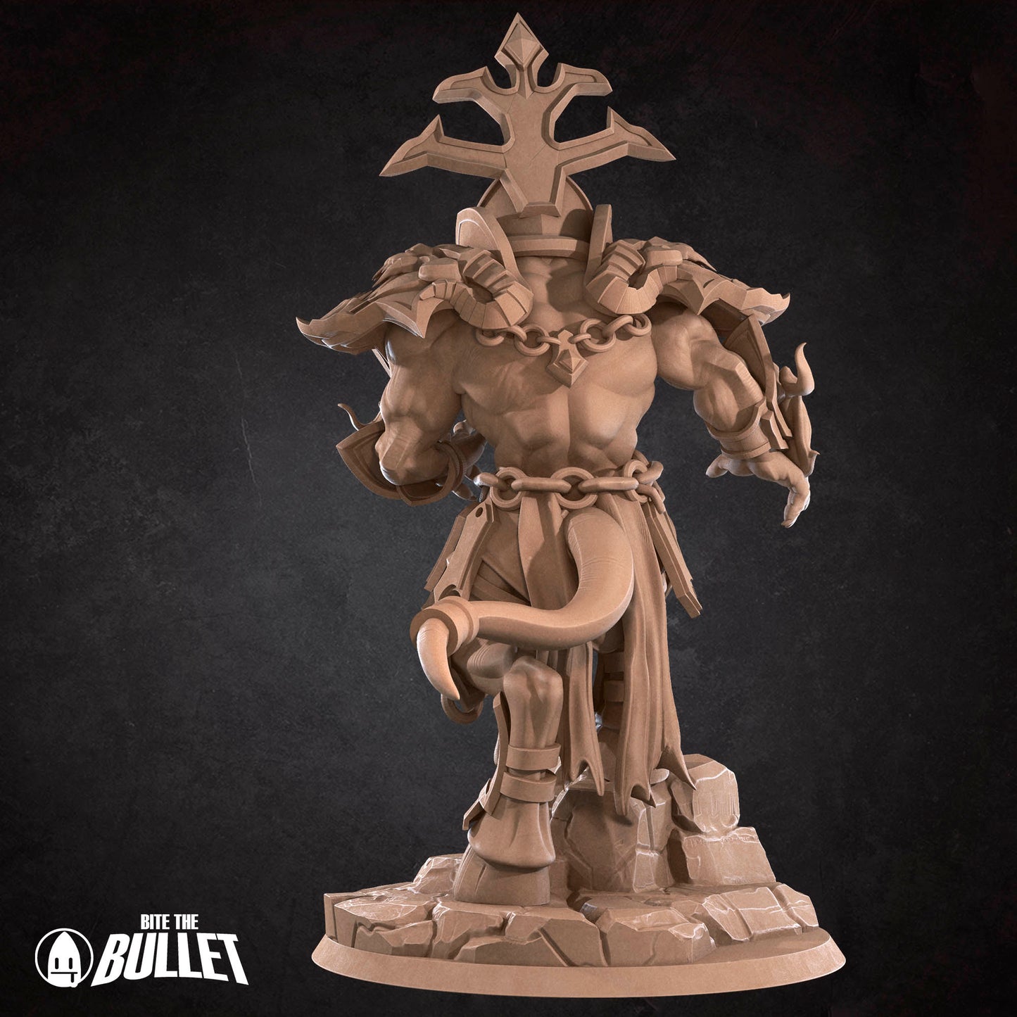 Realm of Bulletcraft, Eredar Warlock | D&D Pathfinder TTRPG Miniature | Bite the Bullet