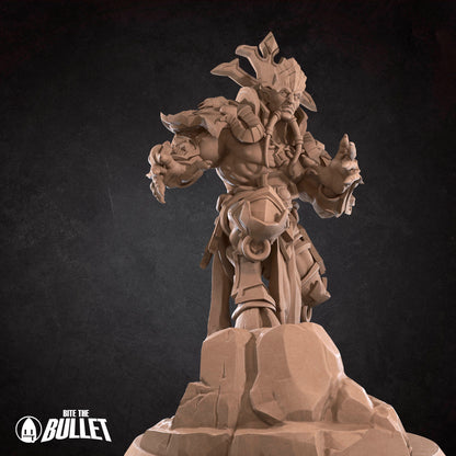 Realm of Bulletcraft, Eredar Warlock | D&D Pathfinder TTRPG Miniature | Bite the Bullet