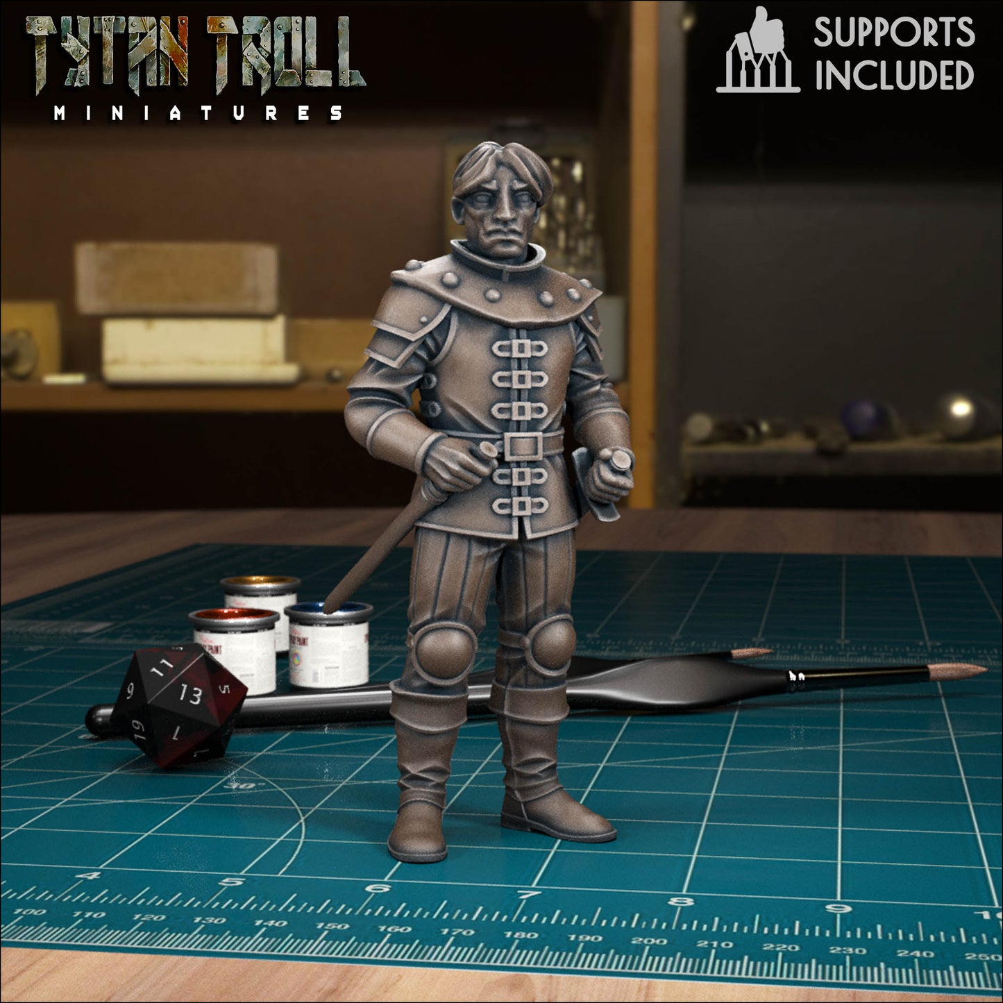 CoS Armen Tahlaad | D&D TTRPG Mini | TytanTroll Miniatures