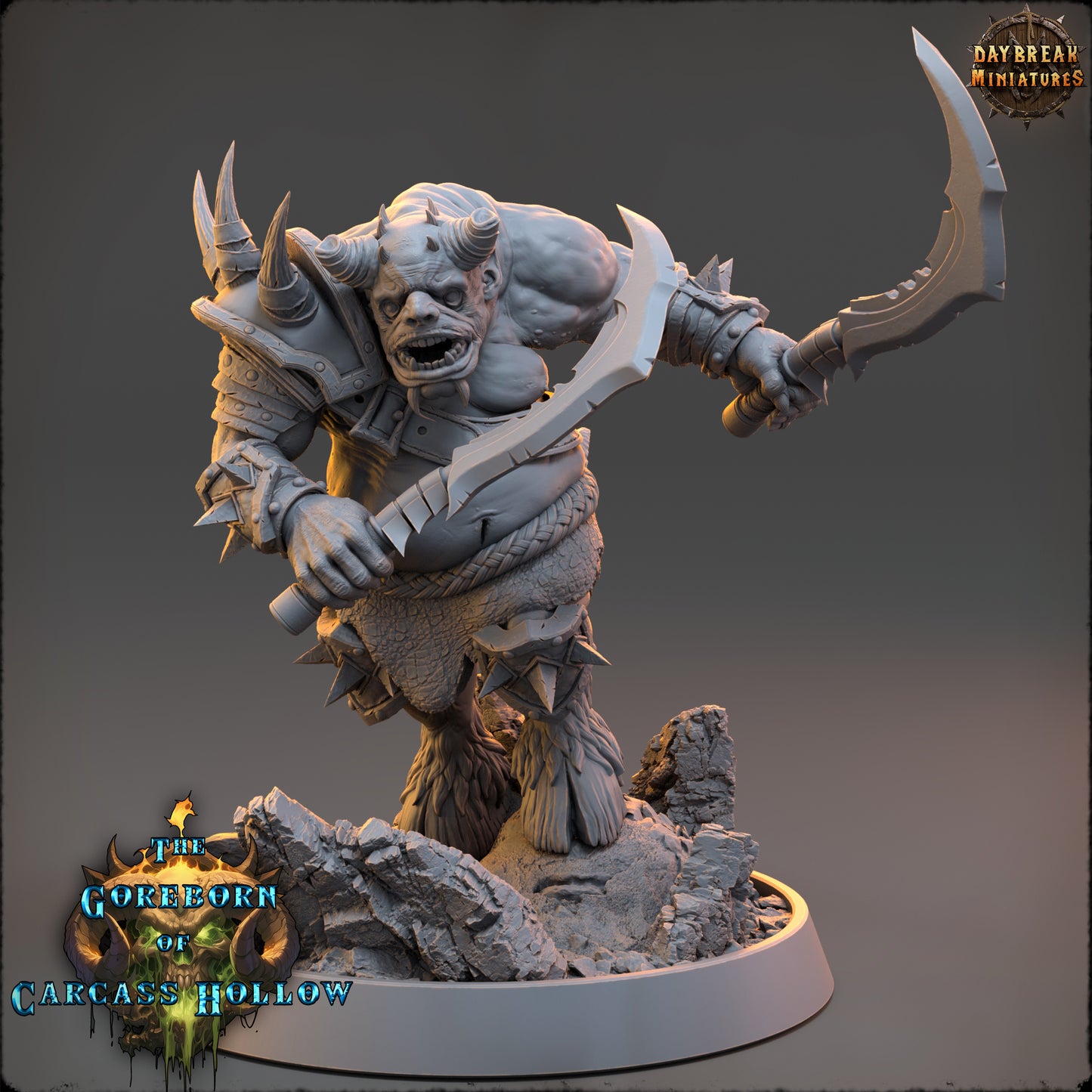 Demons - The Goreborn of Carcass Hollow | Tabletop or Display Scale | D&D Mini + Terrain | Daybreak Miniatures