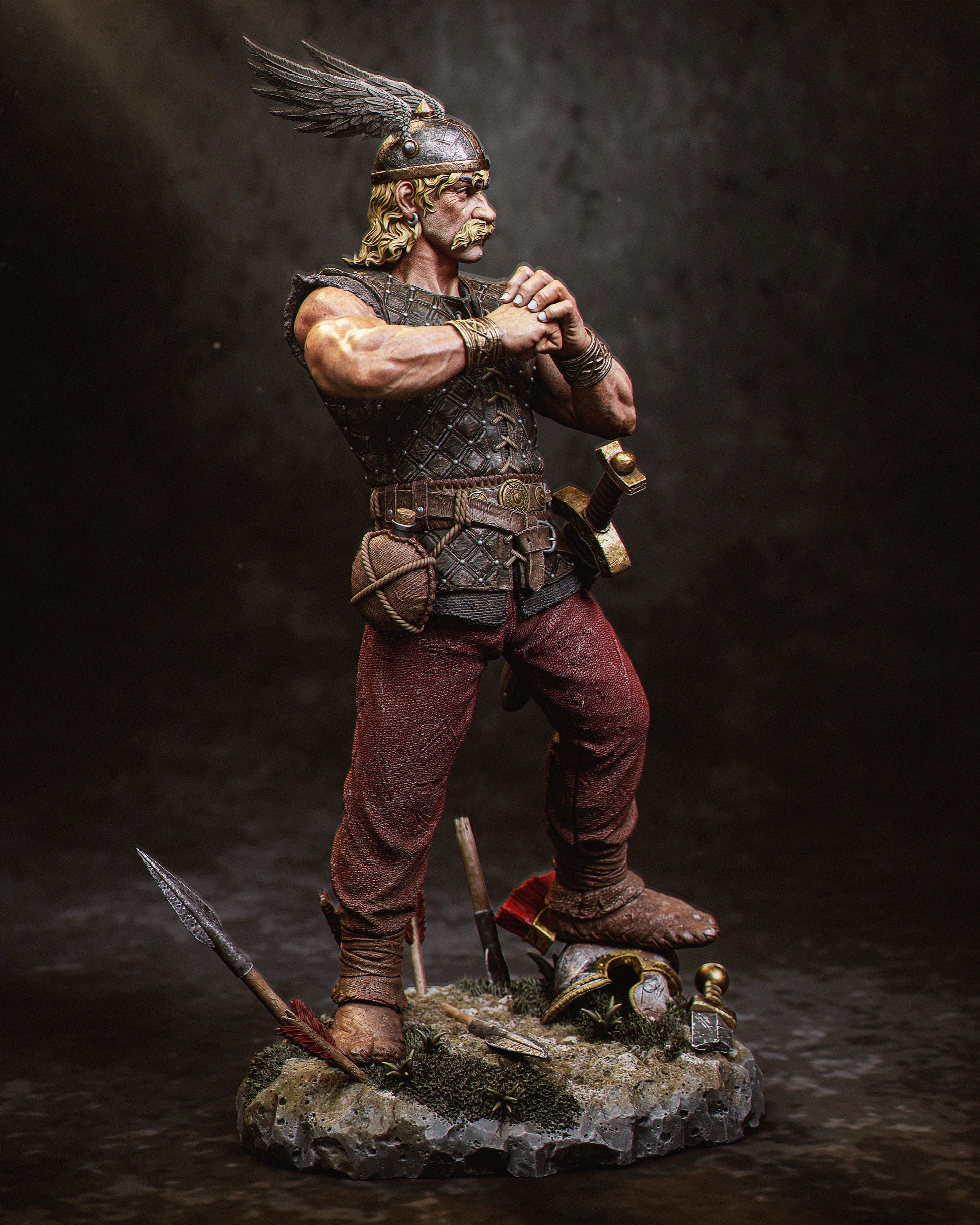 1:12 Roman Wrecker and Pup | Resin Garage Kit Figure Comic Fan Art | CA 3D Studios