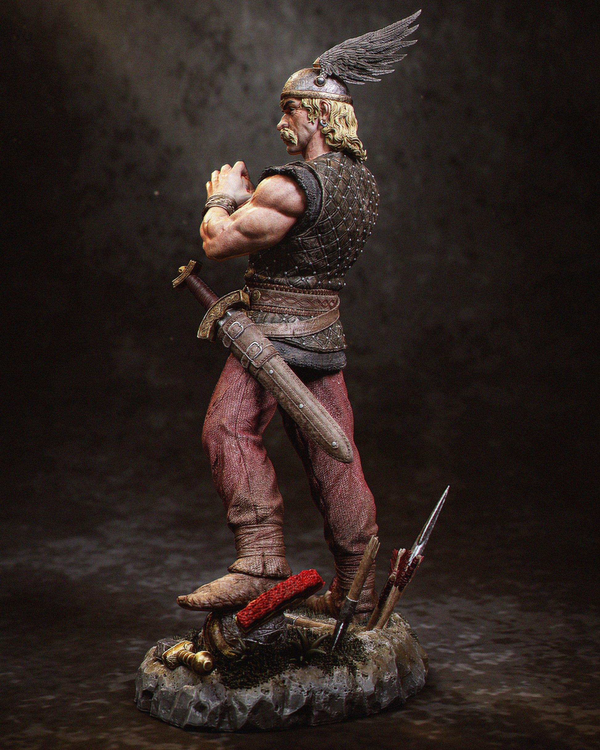 1:12 Roman Wrecker and Pup | Resin Garage Kit Figure Comic Fan Art | CA 3D Studios