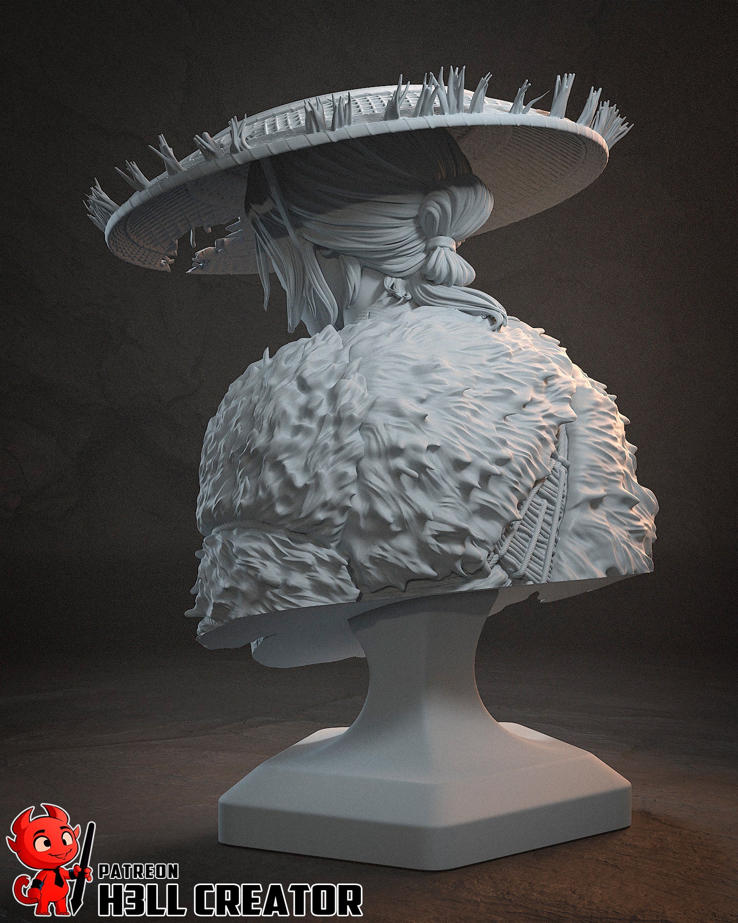 1:12 Wandering Blade | Resin Garage Kit Figure Game Fan Art | h3LL creator