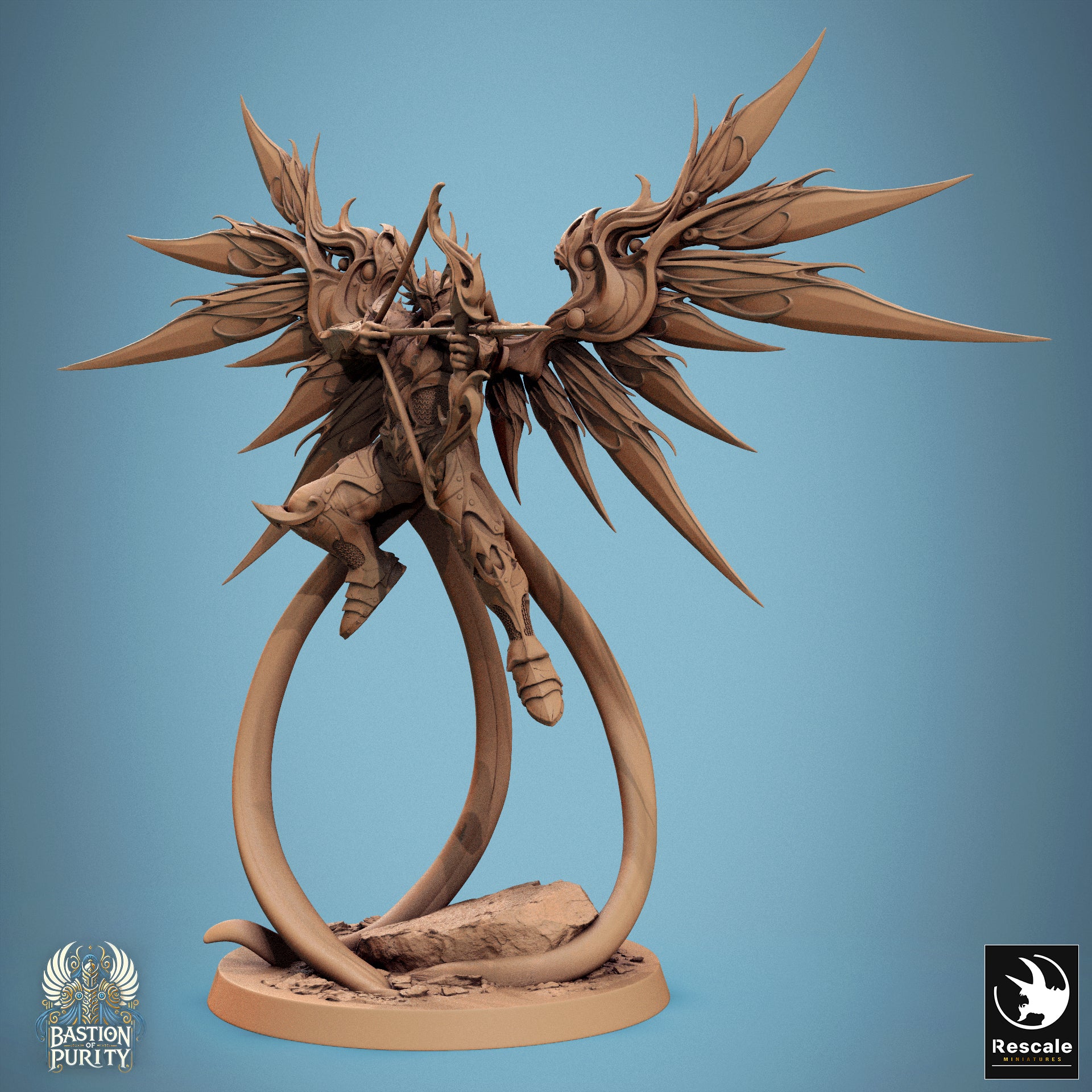 Aurelian Skyblade, Bastion of Purity Warband | D&D TTRPG Miniature