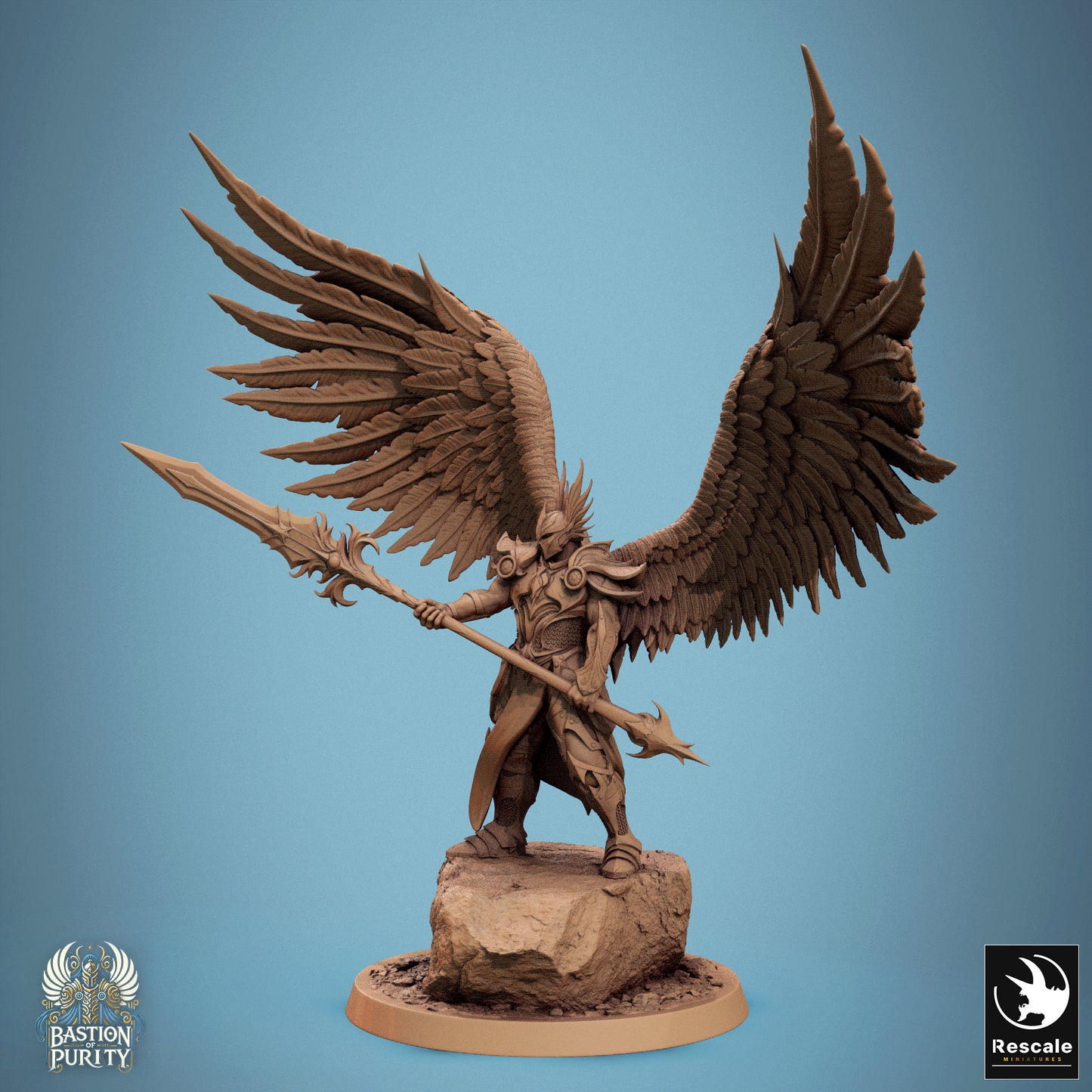 Aurelian Skyblade, Bastion of Purity Warband | D&D TTRPG Miniature | Rescale Miniatures