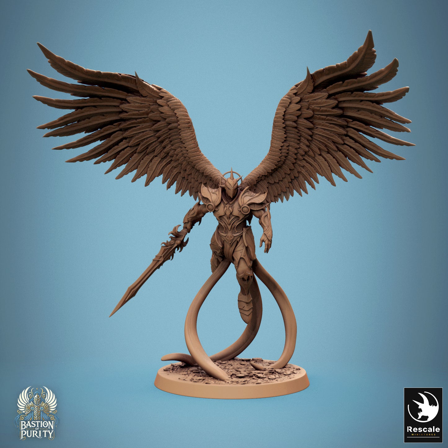 Aurelian Skyblade, Bastion of Purity Warband | D&D TTRPG Miniature | Rescale Miniatures