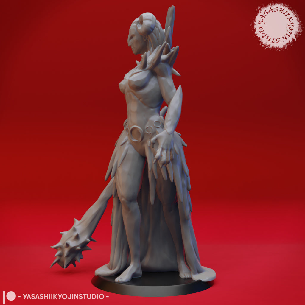 Winter Goddess Auril | TTRPG Monster Miniature | Yasashii Kyojin Studio - Tattles Told 3D