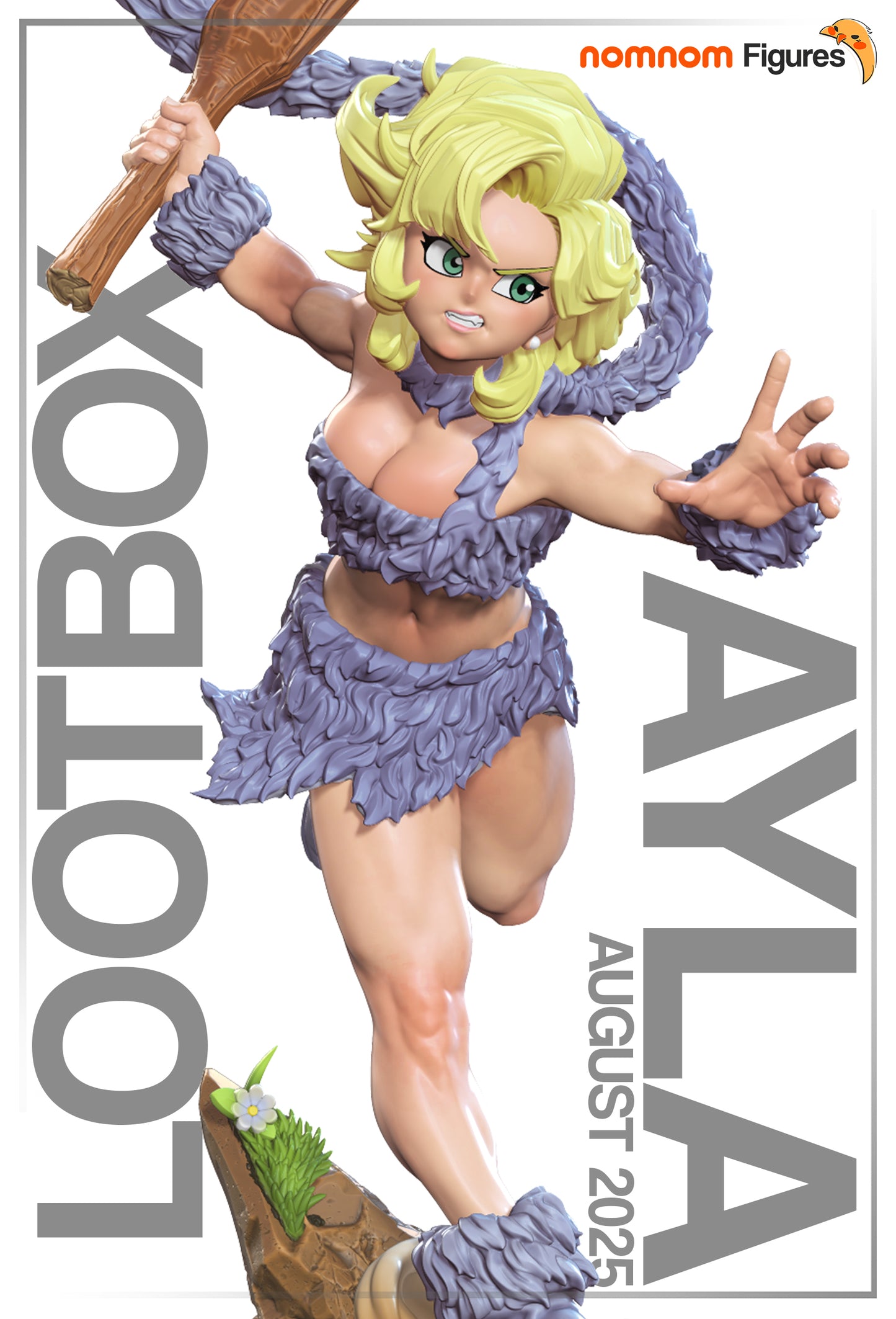 Stone Age Queen | Resin Garage Kit Figure Anime Fan Art | Nomnom Figures
