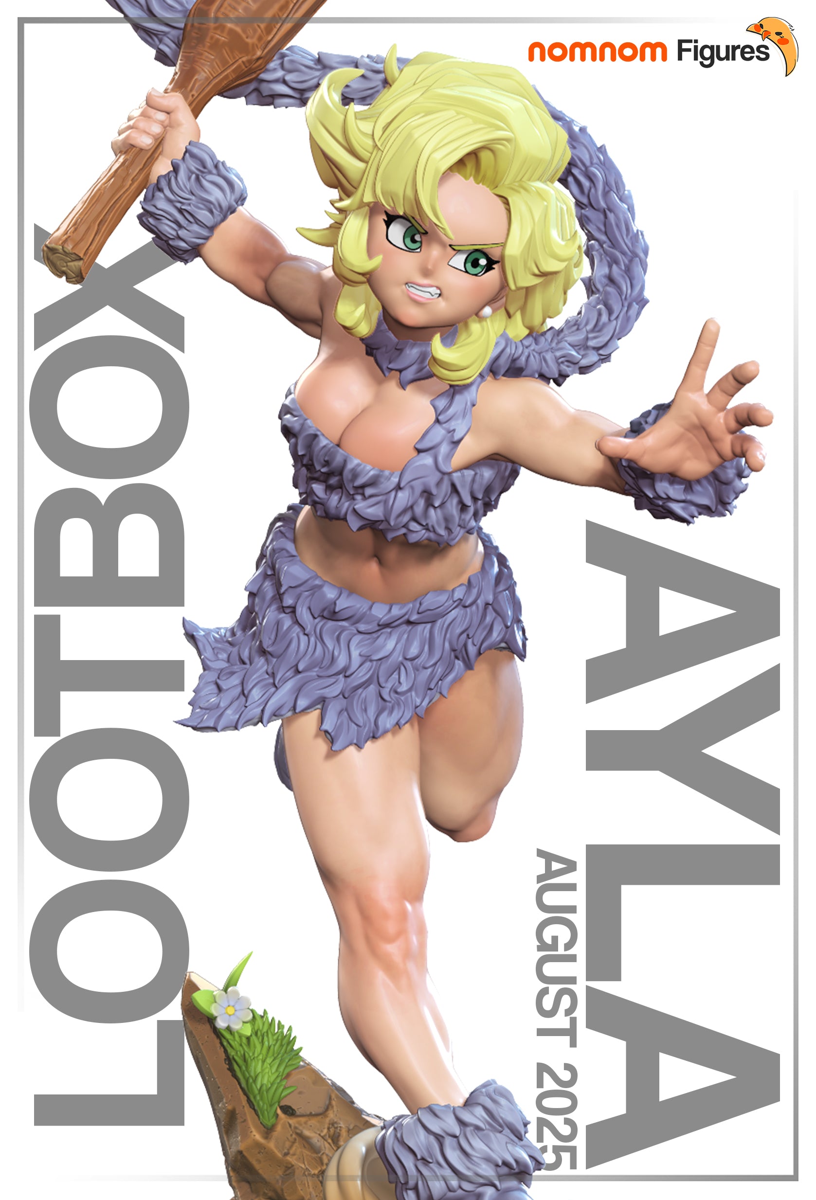 Stone Age Queen | Resin Garage Kit Figure Anime Fan Art | Nomnom Figures