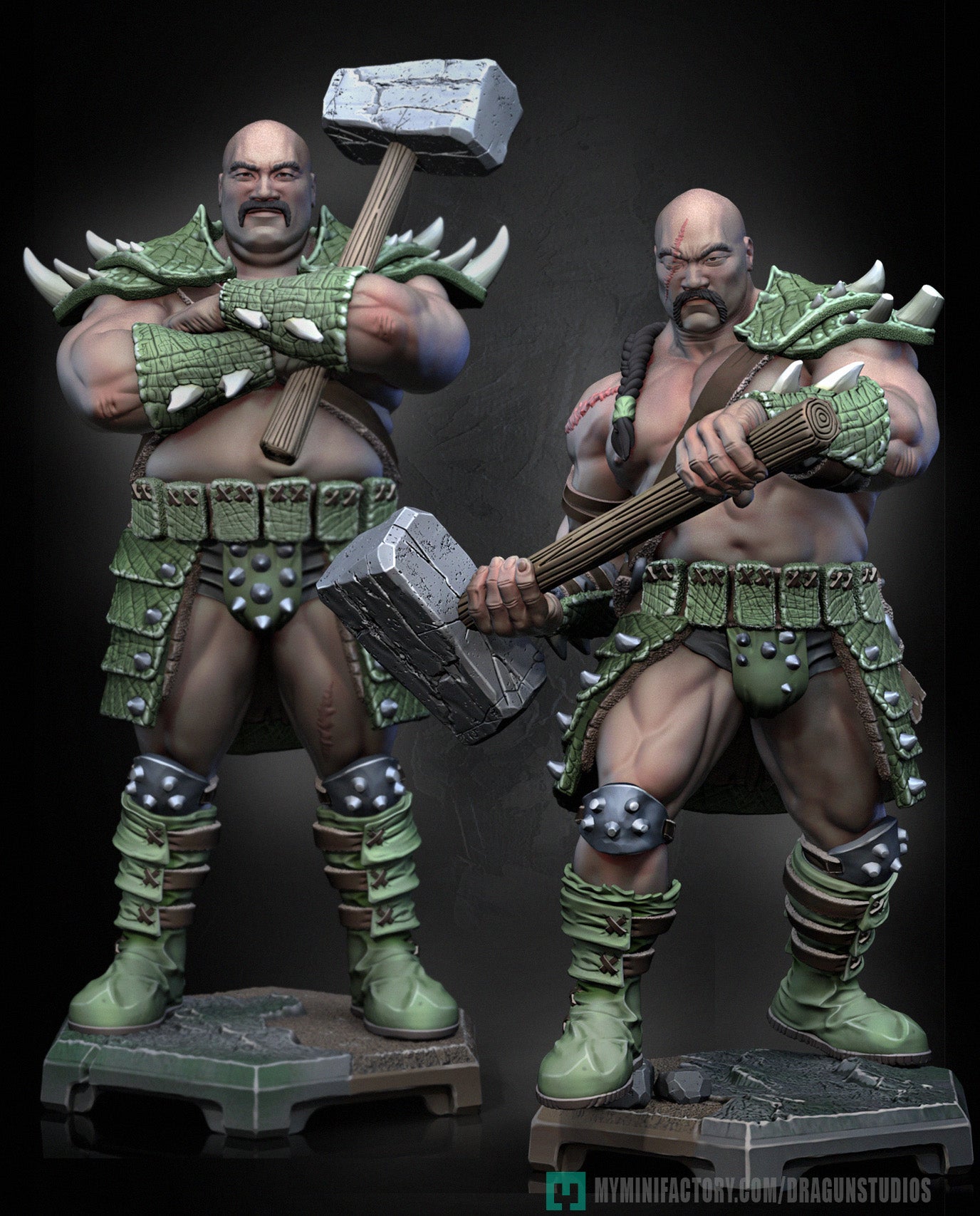 Bad Bros | D&D TTRPG Miniature | Dragun Studios