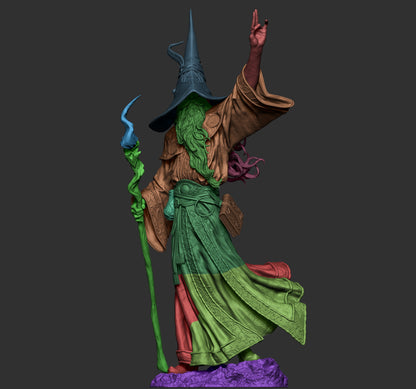1:12 Legendary Wizard Merlin | 3D Printed Resin Garage Kit Figure | CA 3D Studios