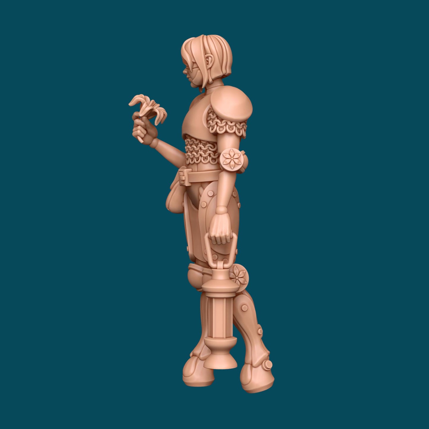 Magpie, a mechanical girl | D&D TTRPG Miniature | Awkward Penguin Minis