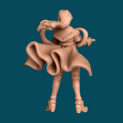 Marzipan, a Catty Warlock | TTRPG D&D Miniature | Awkward Penguin Minis