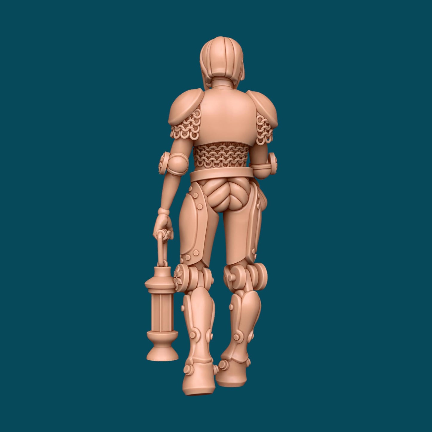 Magpie, a mechanical girl | D&D TTRPG Miniature | Awkward Penguin Minis