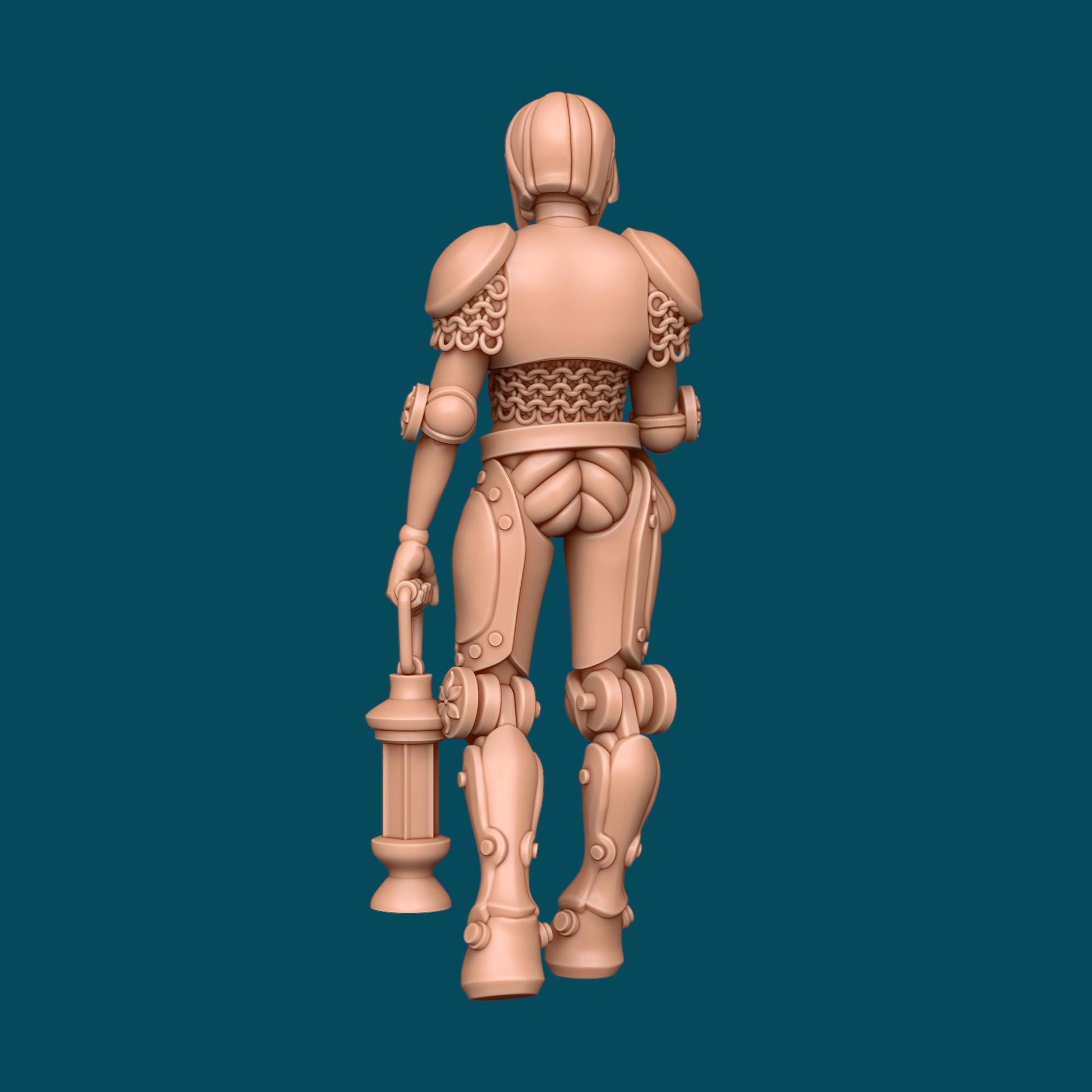 Magpie, a mechanical girl | D&D TTRPG Miniature | Awkward Penguin Minis