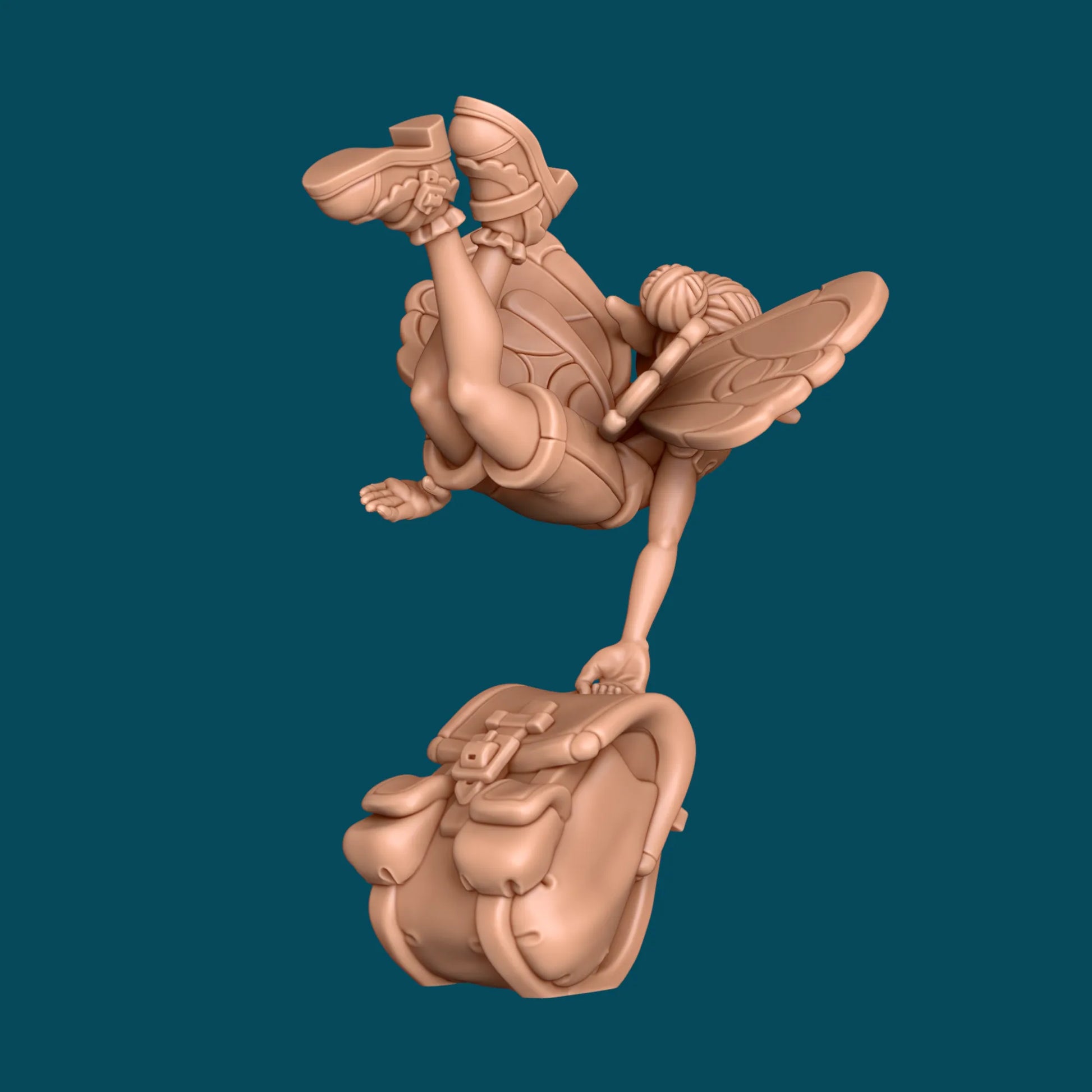 Lavender, a Pixie Professor | TTRPG D&D Miniature | Awkward Penguin Minis