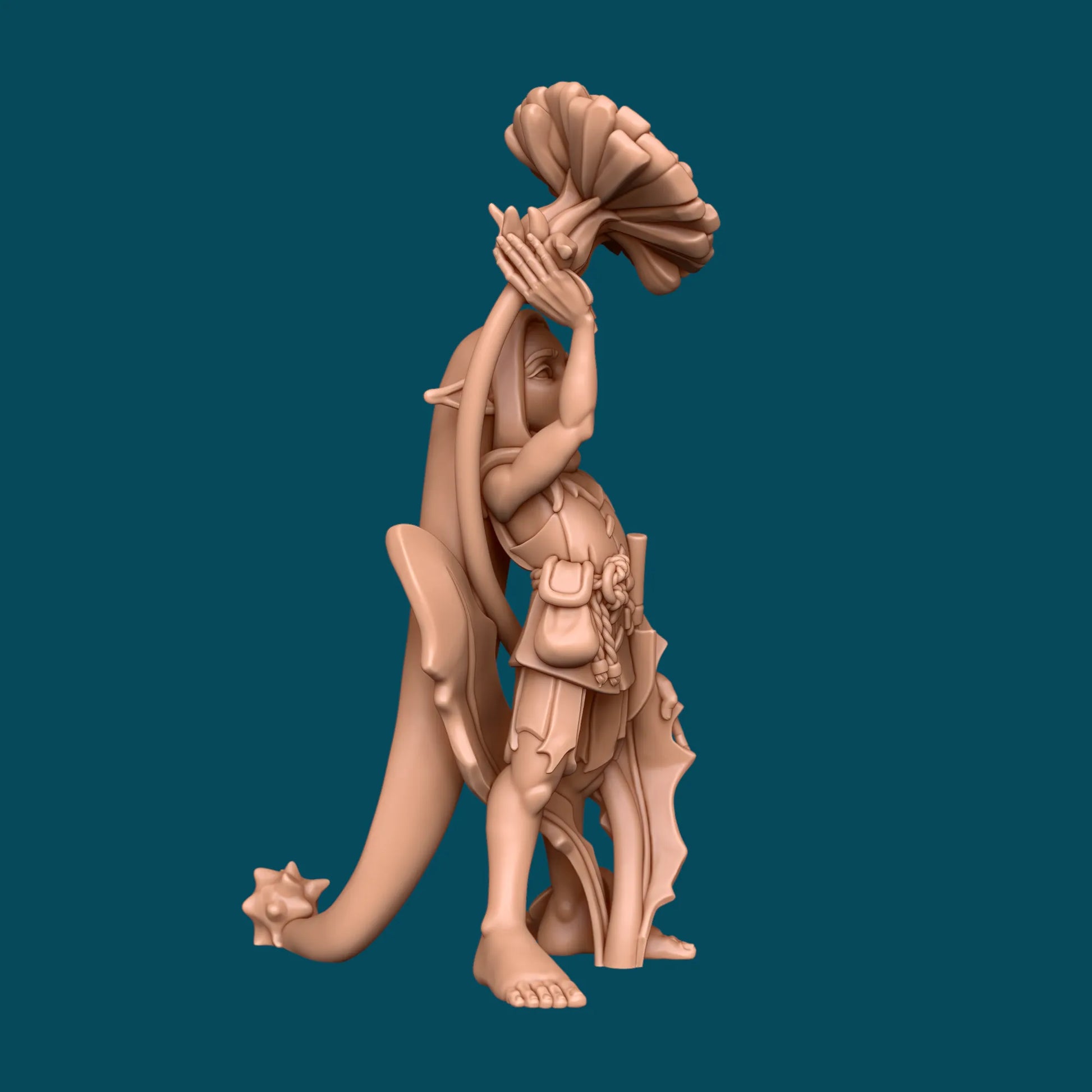 Dandelion Willowsnap, a Gnome Gardener | TTRPG D&D Miniature | Awkward Penguin Minis