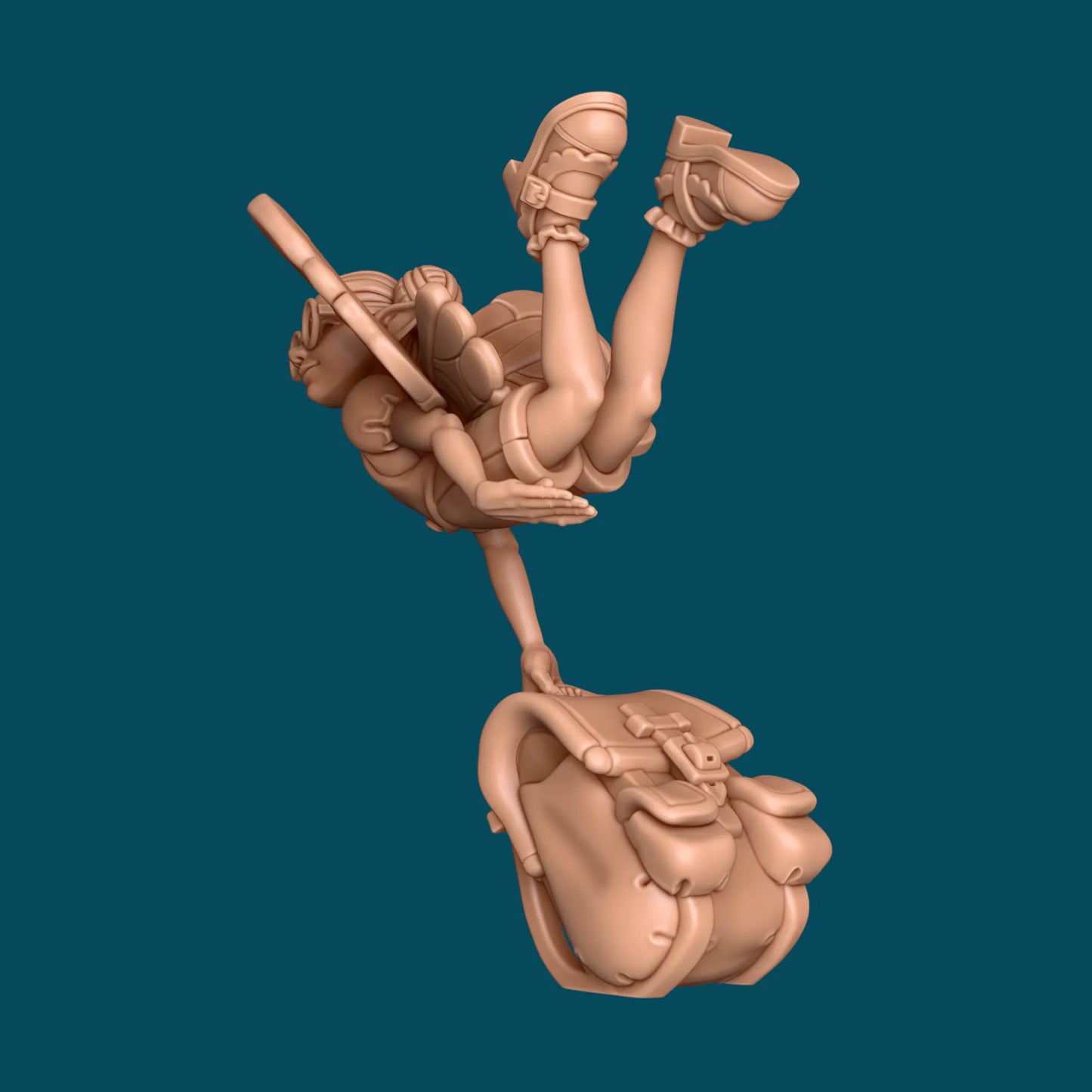 Lavender, a Pixie Professor | TTRPG D&D Miniature | Awkward Penguin Minis