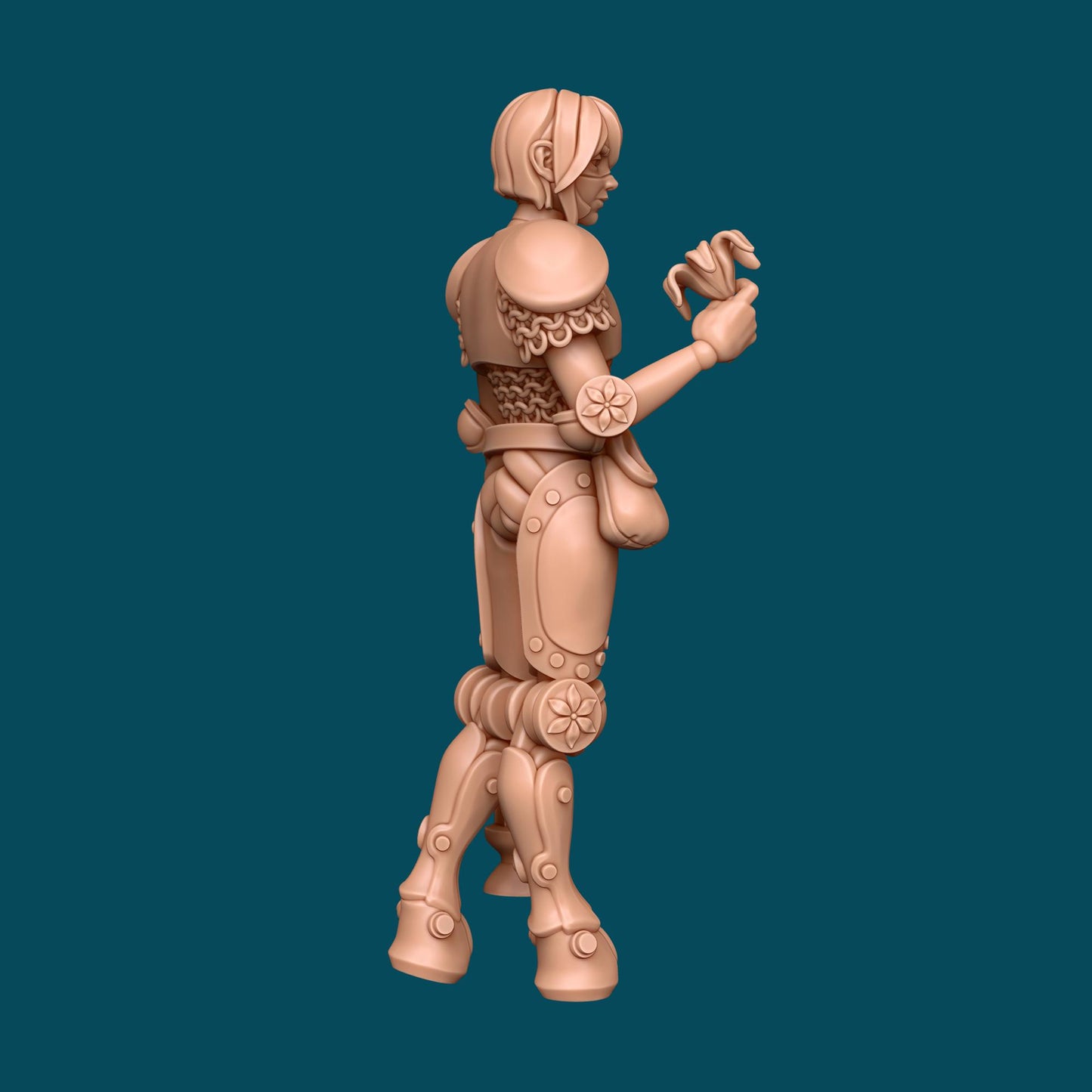 Magpie, a mechanical girl | D&D TTRPG Miniature | Awkward Penguin Minis